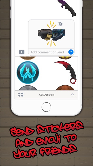 CSGO Stickers and emojiのスクリーンショット3 CSGO Stickers and emojiのスクリーンショット3