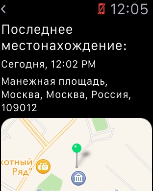 Снимок экрана iPhone 3
