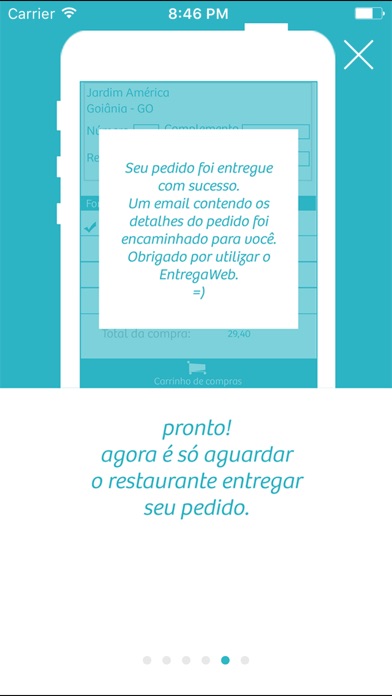 Captura de tela do iPhone 5
