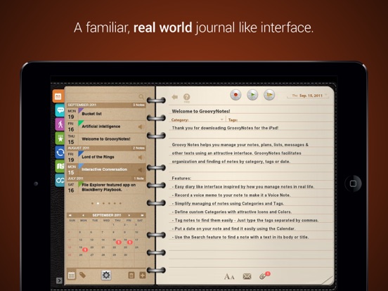 Captura de pantalla del iPad 1