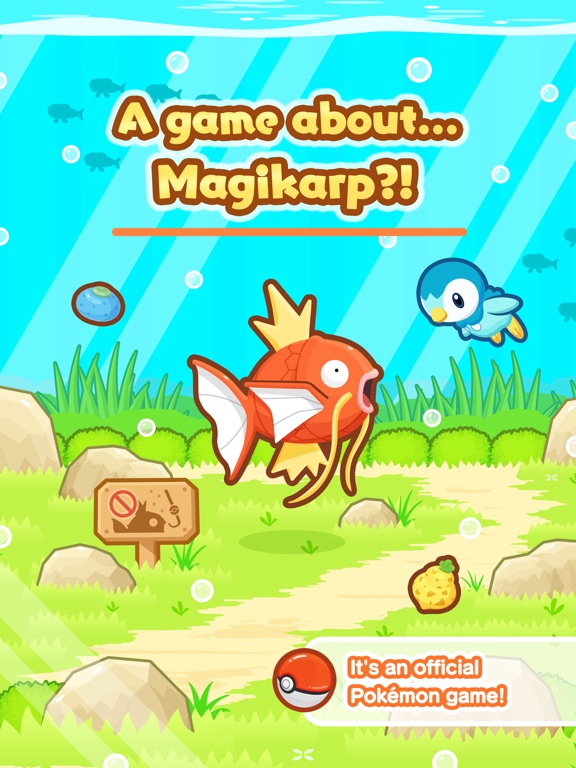 Screenshots of Pokémon: Magikarp Jump for iPad