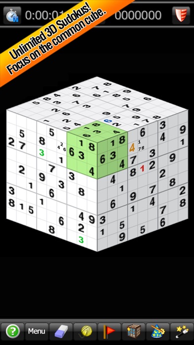 Sudoku 3D - Sudoku in 3 dimensions!のおすすめ画像1