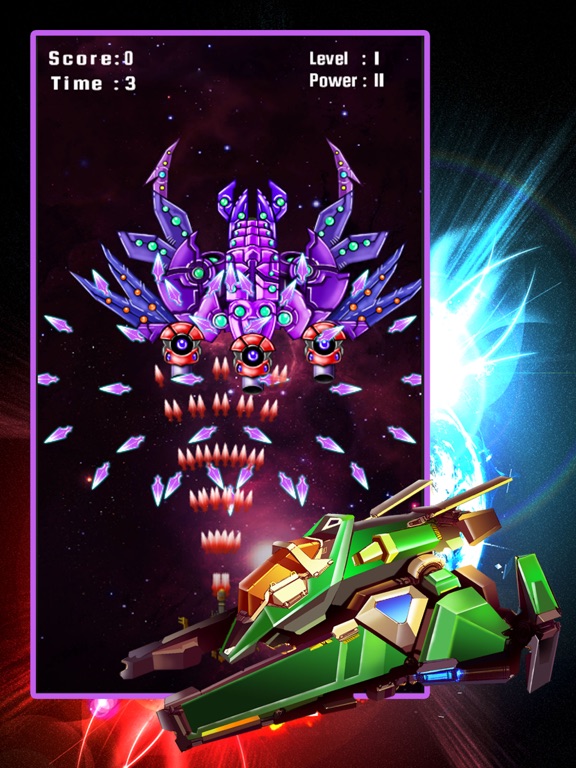Screenshots of Space Attack: Chicken Shooter for iPad