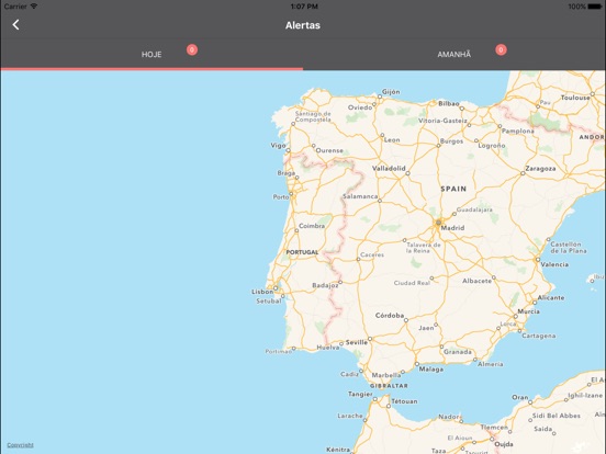 Captura de ecrã do iPad 3
