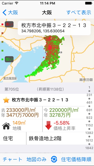 日本地価公示 screenshot1
