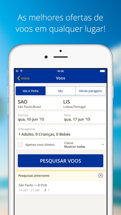 Captura de tela do iPhone 1