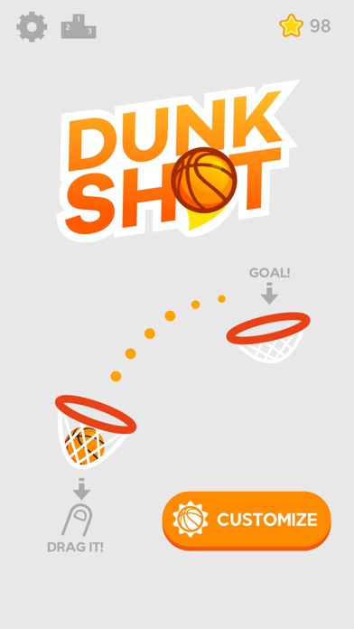 Dunk Shot iOS Screenshots