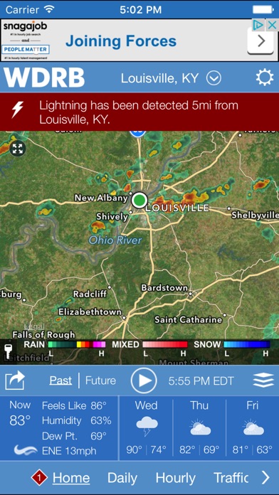wdrb weather live