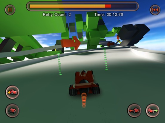 Screenshots of Jet Car Stunts Lite for iPad