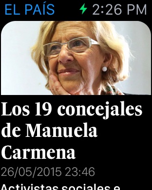 Captura de pantalla del iPhone 1