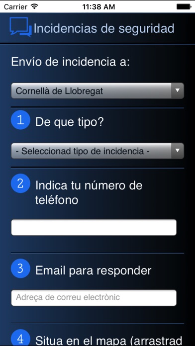 Captura de pantalla del iPhone 3