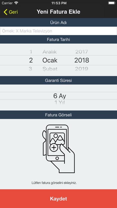 ios fatura takip
