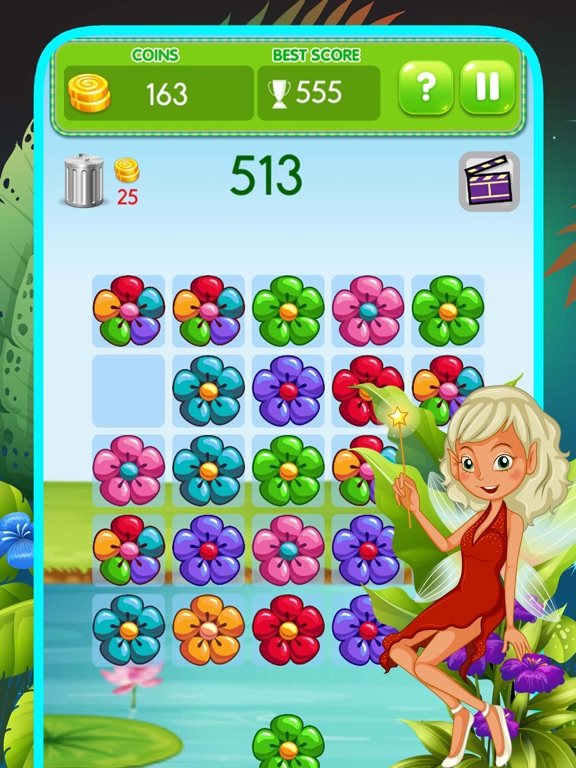 App Shopper Flowerz Garden Merging Link Color Match Puzzle (Games)