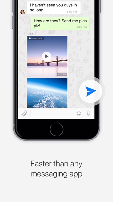 Screenshots of SOMA Messenger for iPhone