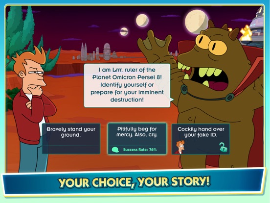 Screenshots of Futurama: Worlds of Tomorrow for iPad