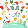Vegan Food Stickers and Vegetarian vegetarian vs vegan 