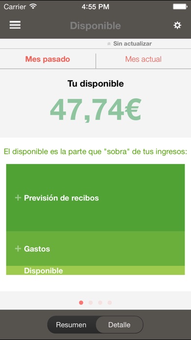 Captura de pantalla del iPhone 3