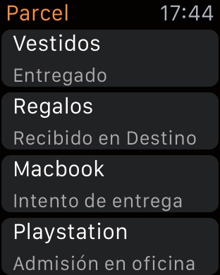 Captura de pantalla del iPhone 1
