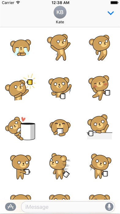 Posh bear Animated Stickers 앱스토어 스크린샷