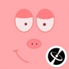 Pink Pig - Cute stickers