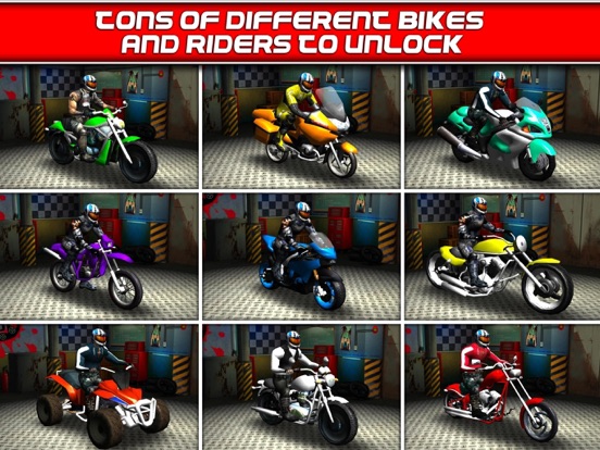 Screenshots of Bike Traffic Race Mania a Real Endless Road Racing Run Game for iPad
