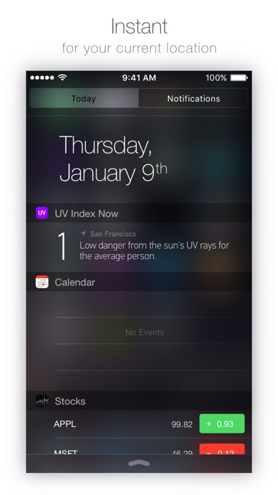 UV Index – hourly and... screenshot1