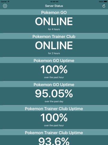 Poke Server Status Check for Pokemon Go Screenshot