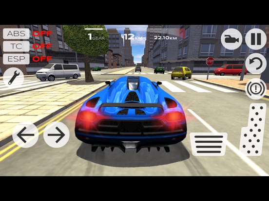 Screenshots of Extreme Car Driving Simulator Free for iPad