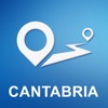 Cantabria, Spain Offline GPS Navigation & Maps cantabria spain map 