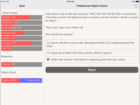 A Midsummer Night's Choice для iPad