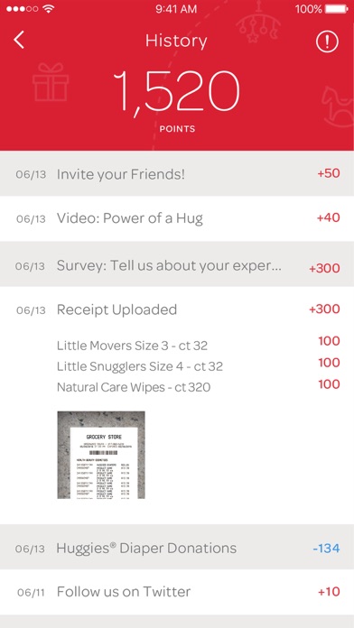 Huggies Rewards App review screenshots