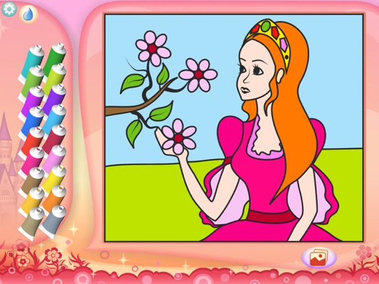 Раскрась по номерам - Принцессы - Бесплатно для iPad