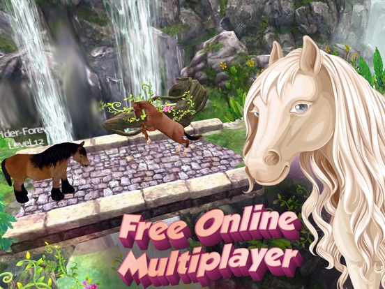 Screenshots of Horse Quest Online 3D Simulator - My Multiplayer Pony Adventure for iPad