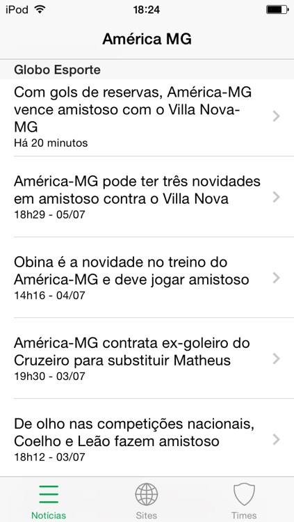 Globo Esporte - iOS 