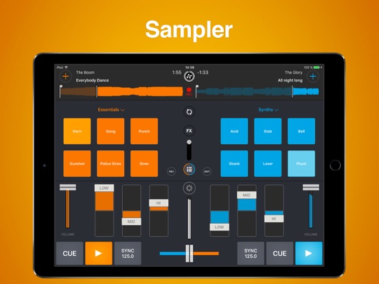 Screenshots of Cross DJ Free - Mix your music for iPad