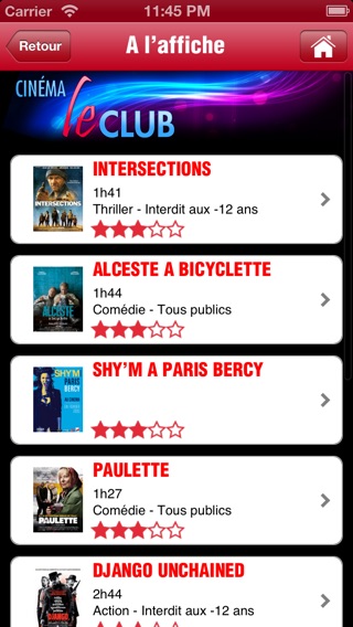Capture d’écran iPhone 4