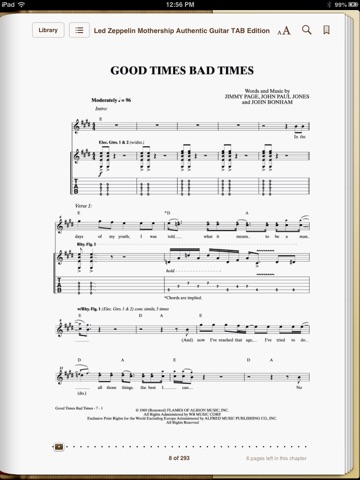 Good Times Bad Times Tab Pdf