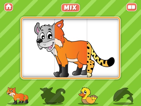 Animal and Food Mix & Match Puzzle for Kids and Toddlers для iPad