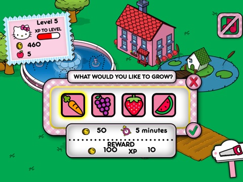 Счастливый город Hello Kitty на iPad