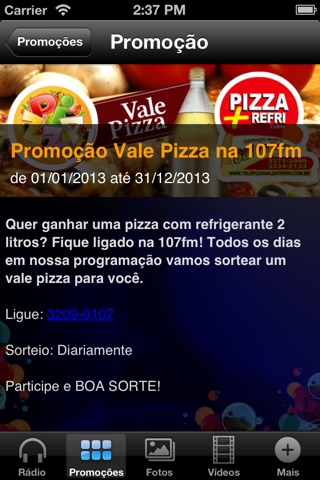 Captura de tela do iPhone 2