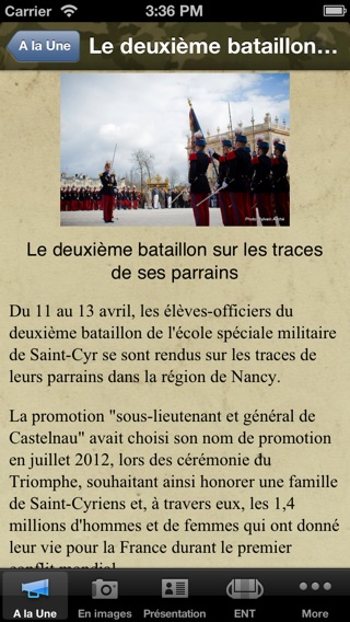 Capture d’écran iPhone 2