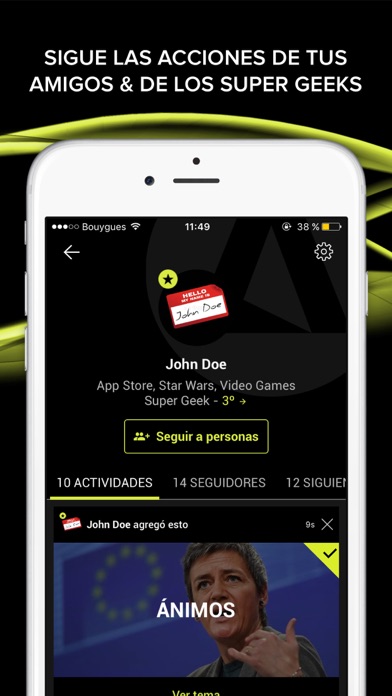 Captura de pantalla del iPhone 3