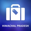 Himachal Pradesh, India Detailed Offline Map madhya pradesh map 