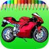 Motorcycle Coloring Book For Kids - Games Drawing and Painting For learning motorcycle games kids 