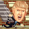 Trump's Stair Climb Race - Donald Trump is on the Run to Jump the Wall 2! twitter donald trump 