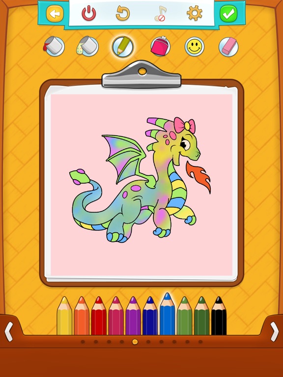 Игры Раскраски Драконы для Детей для iPad