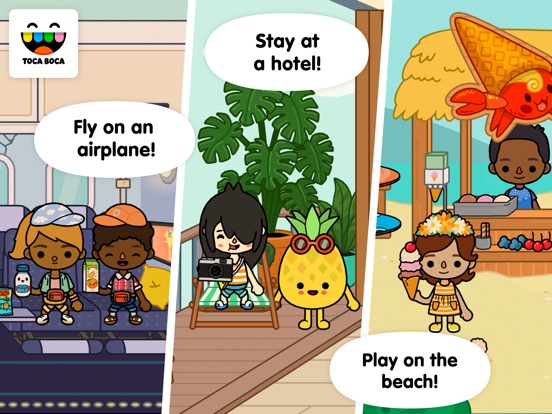 Screenshots of Toca Life: Vacation for iPad