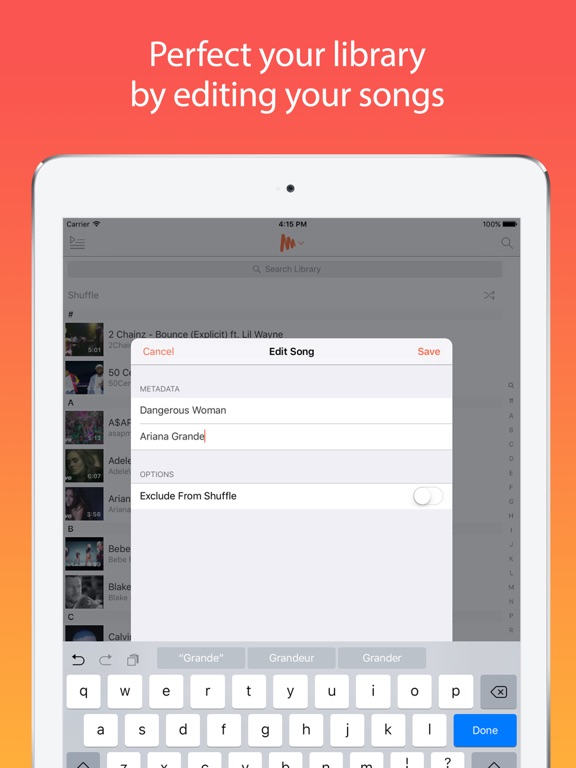 Screenshots of Musi - Unlimited Free Music For YouTube for iPad