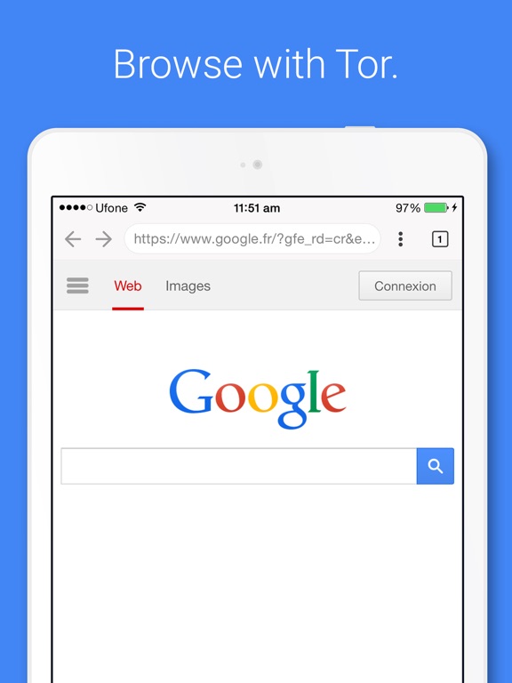 Screenshots of VPN Browser - TOR-powered free VPN for anonymous Internet browsing for iPad