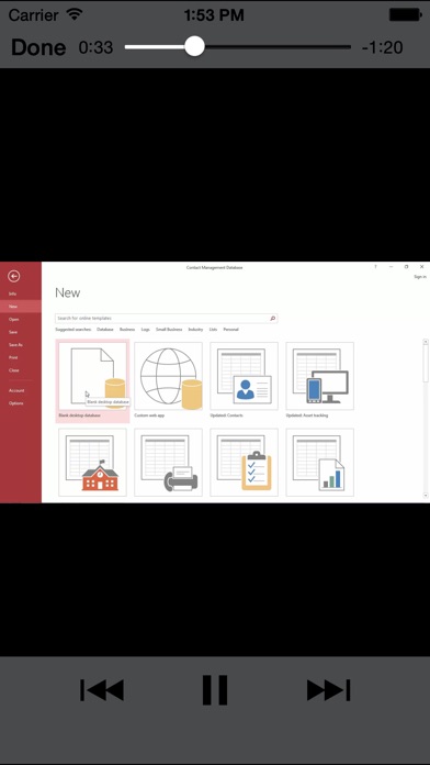 LearnForAccess2016 screenshot1